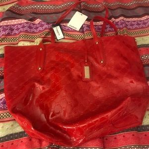 Bebe Fire 🔥 red tote bag.